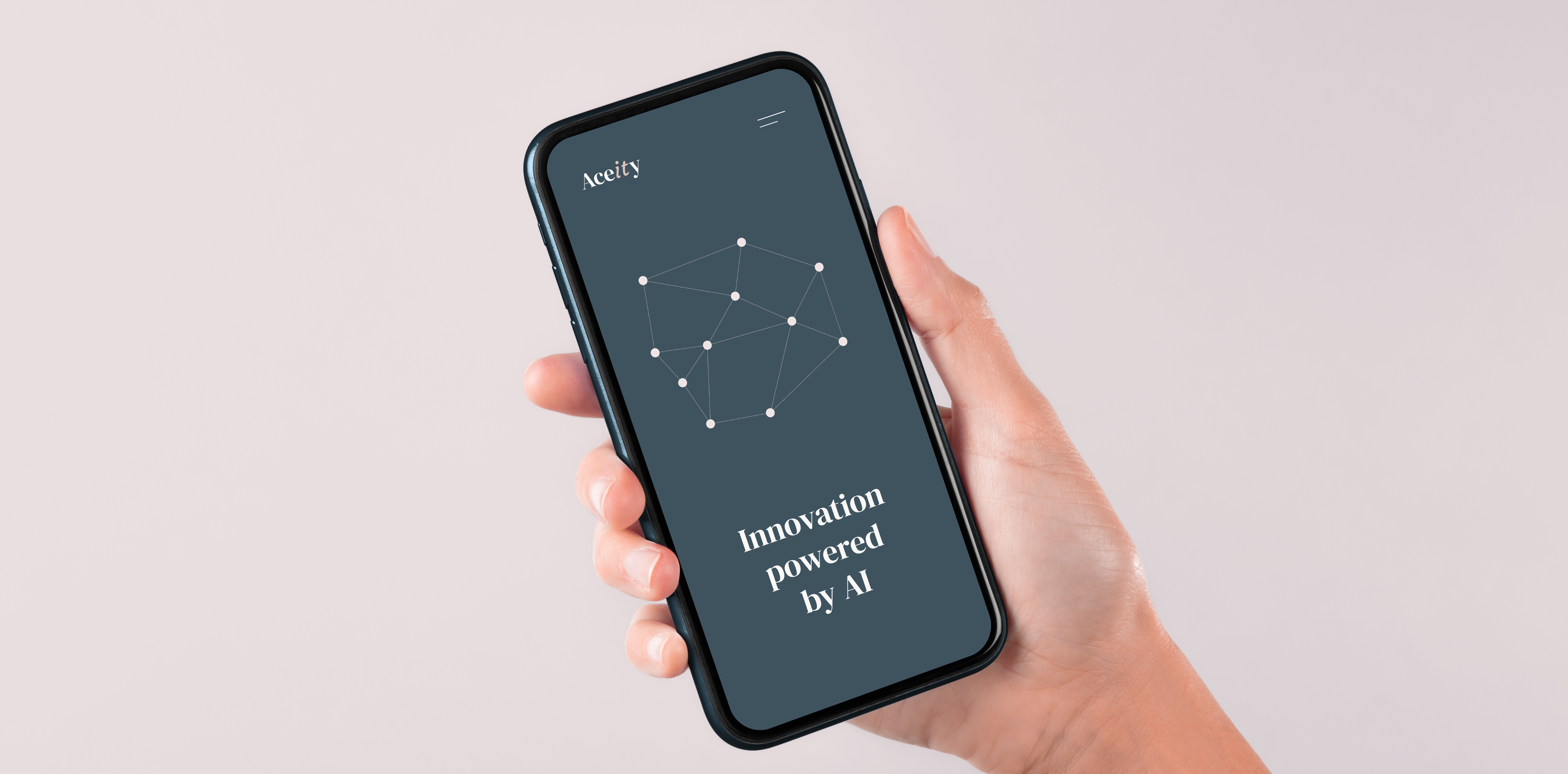 Aceity AI-lösningar på smartphone
